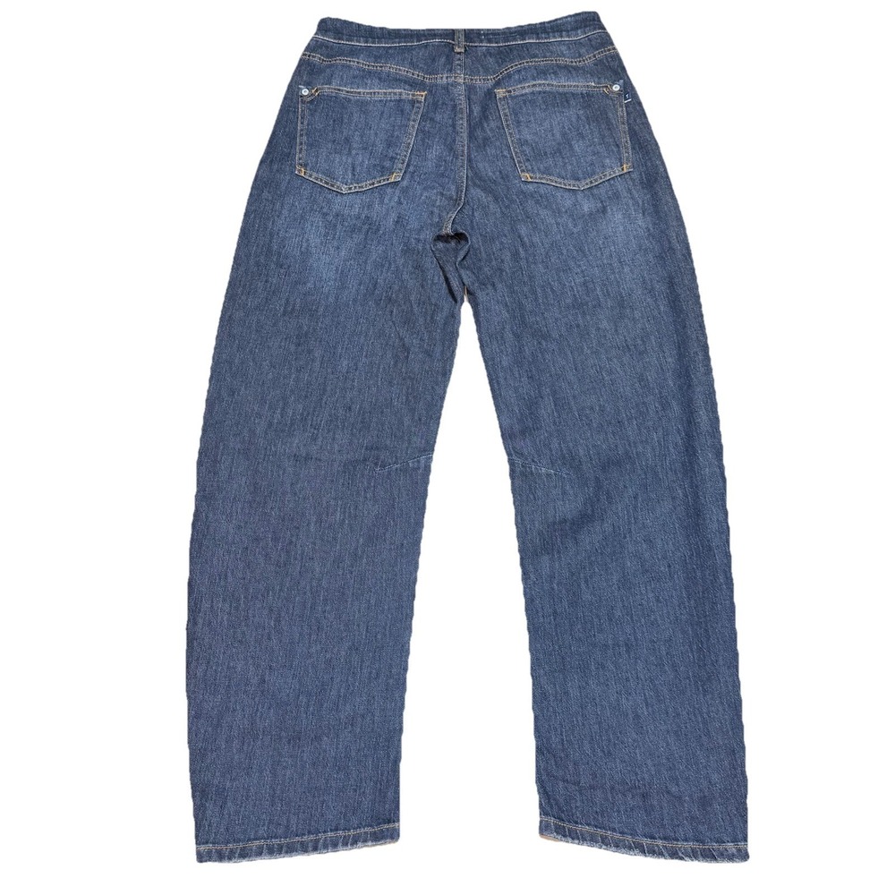 Pilcro The Bow Boyfriend Jeans Women's 29x28 Anthropology Patchwork - Picture 4 of 10